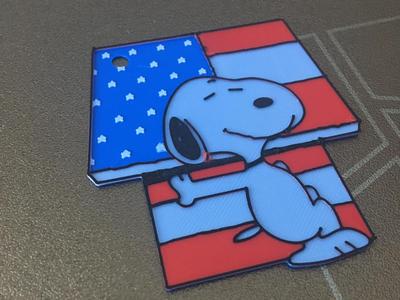 Snoopy Fourth of July (Not printed with AMS)