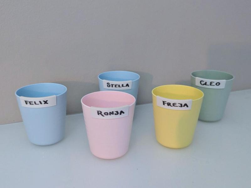 Name Tags for IKEA Kalas Cups