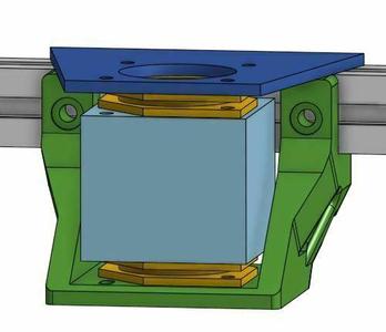Anet E12 Y Axis Dual Damper Part ( Double Damper, Dual Damper)