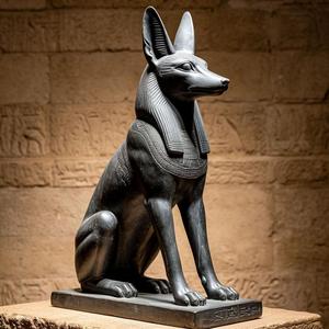 The Egyptian jackal is the guardian of eternity