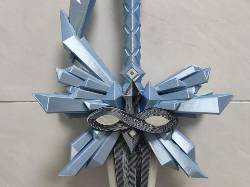 Genshin Impact - Captain's Ice Sword Glow