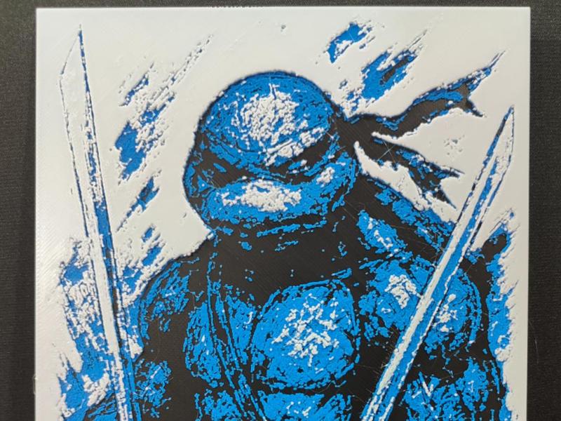 Teenage Mutant Ninja Turtles HueForge – Leonardo