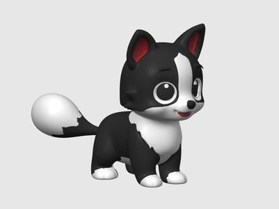 Super tiny border collie