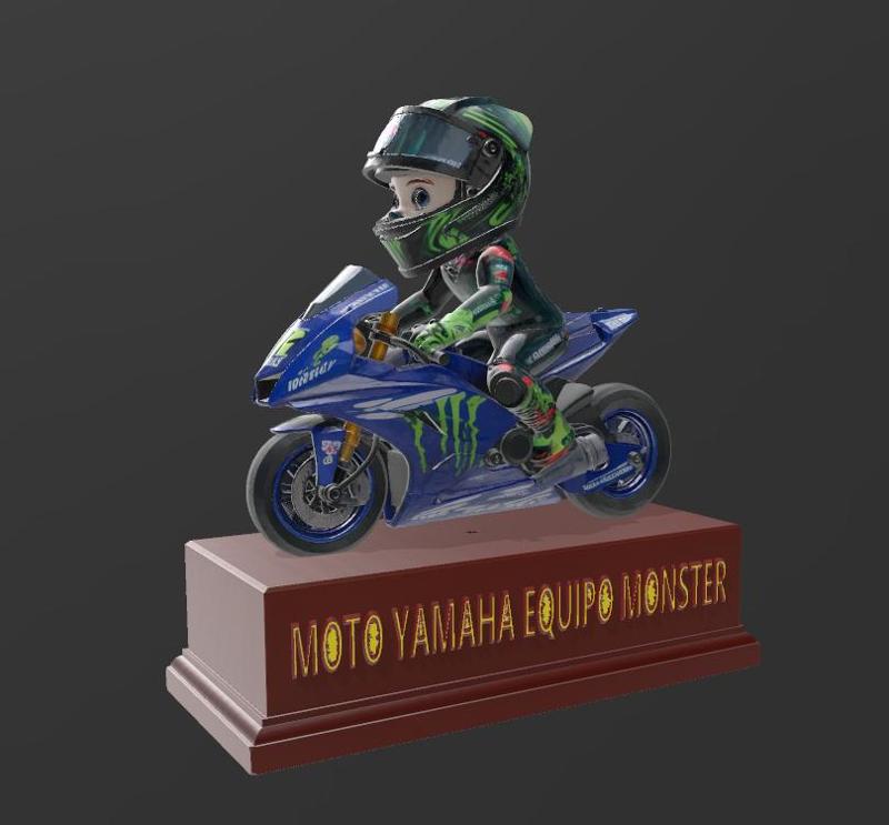 MOTORCYCLE YAMAHA MONSTER TEAM (MOTORCYCLE COLLECTION)