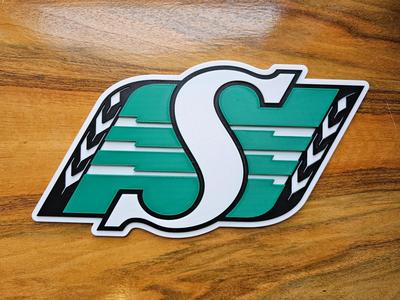 Saskatchewan Roughriders 3D Sign