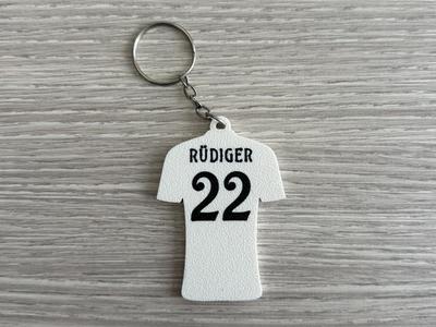 Antonio Rüdiger T-Shirt Keychain – Real Madrid