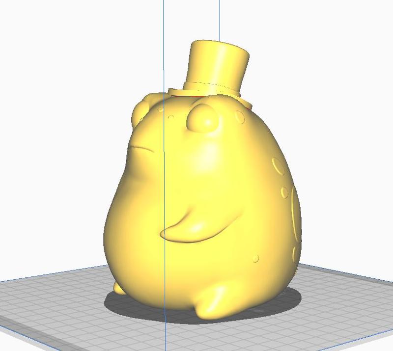 what a distinguished frog