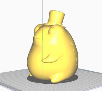 what a distinguished frog