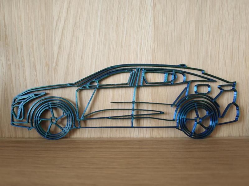 Peugeot 408 2022 — Line Art