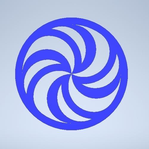 Flower coaster ( spiral )