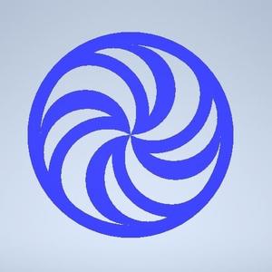 Flower coaster ( spiral )