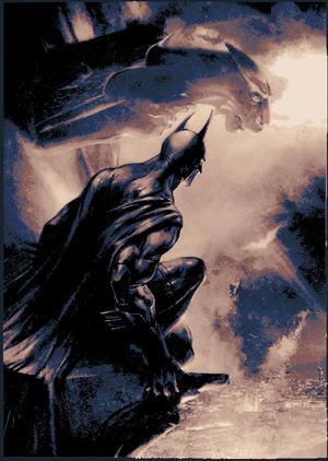 Hueforge - Batman On Ledge