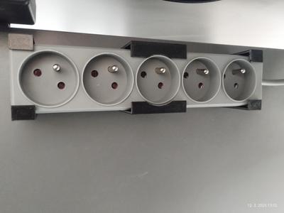 Extension power cord holder