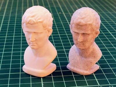 3D Scanned Antique Bust Statue