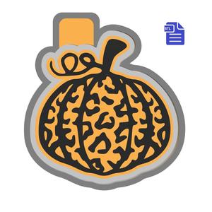 Leopard Pumpkin Silicone Mold Housing STL File - for 3D printing - Freshie STL Mold Housing