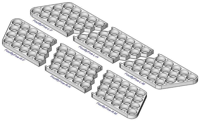 18650 Battery Frame