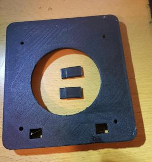 Dell monitor stand to vesa 75x75 adapter