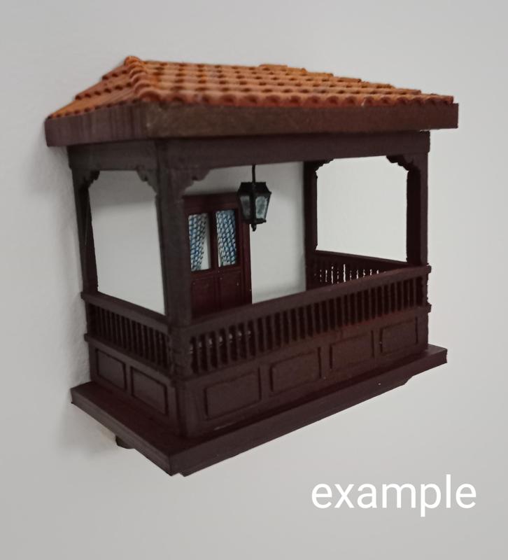 TRADITIONAL CANARY BALCONY