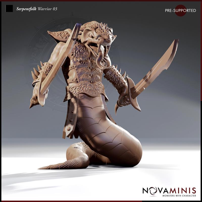 Serpentfolk Warrior 03