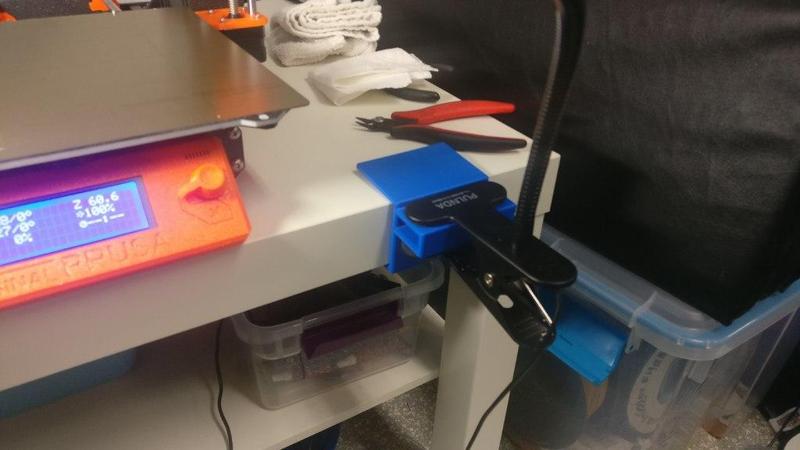 Lack clamp light mount