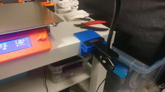 Lack clamp light mount