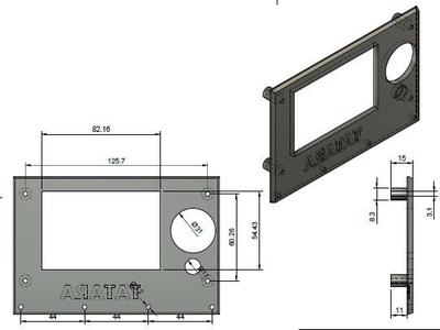 Front screen cover for TATARA frame