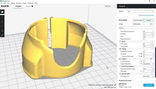 Exhaust Cowling for Dyson Animal V6