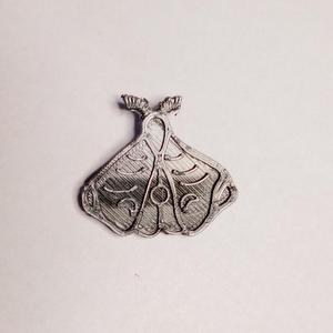 Triple Moon Moth Brooch
