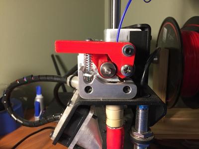 Printrbot Simple Metal Flexible Filament Extruder Arm (no supports needed)