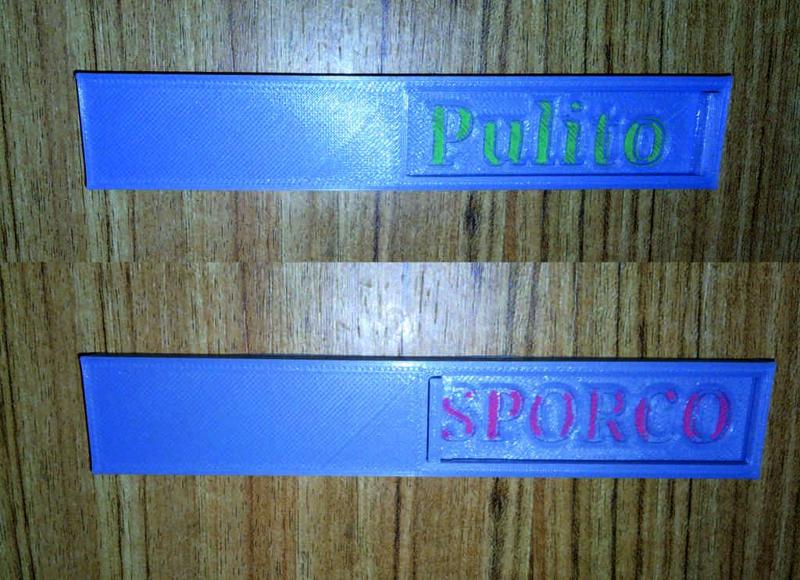 Indicatore Pulito / Sporco per lavastoviglie -  italian dirty/clean indicator