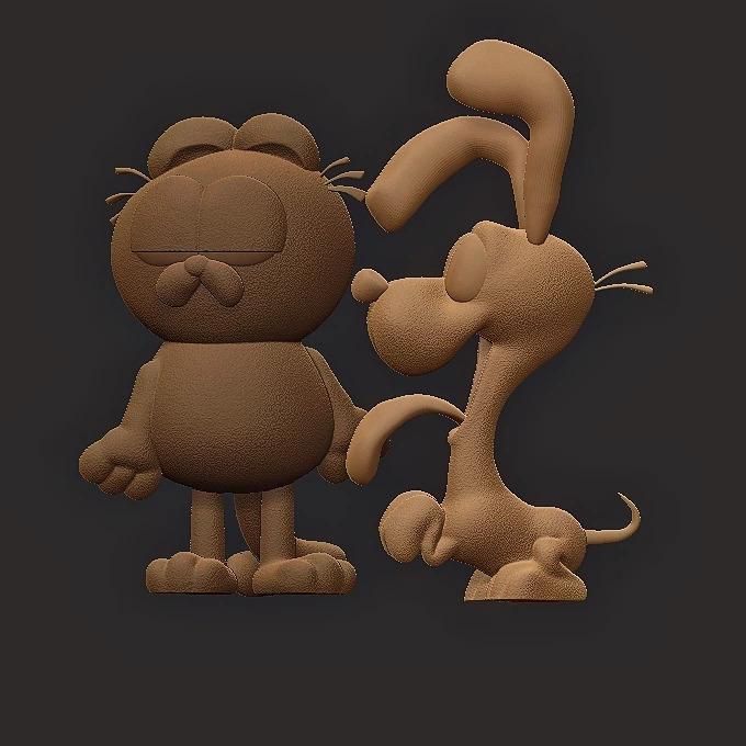 Garfield and Odie combo