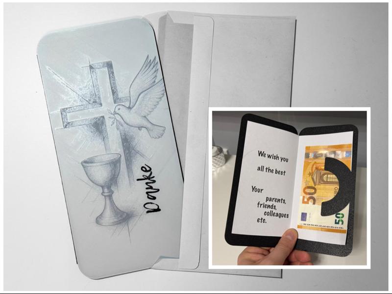 Thank-you card for church festivities