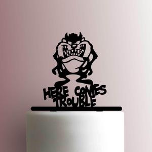LOONEY TUNES TAZ TOPPER HERE COMES THE TROUBLE