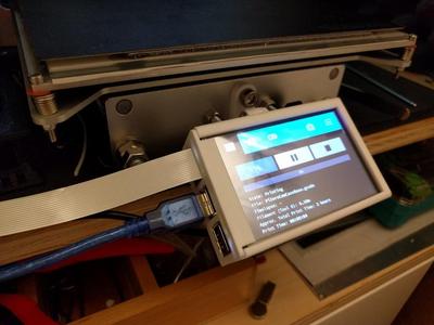 Raspberry Pi 3 case with TFT display for JGAurora A3