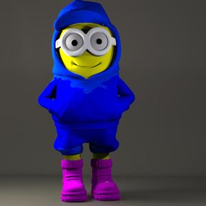 Urban Minion - 3D STL Model | Streetwear Style Minion Character