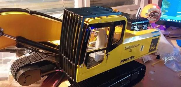 Cabin Bars for RC Excavator