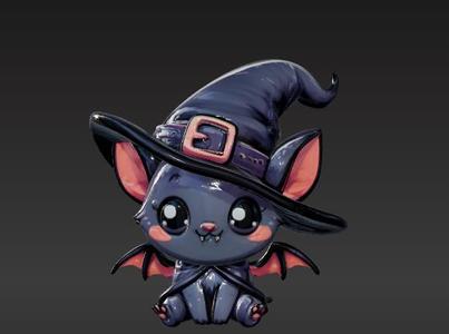 Winged Cat Witch