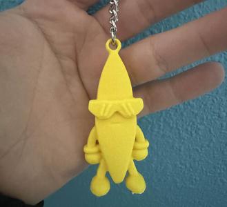 Cool banana keychain