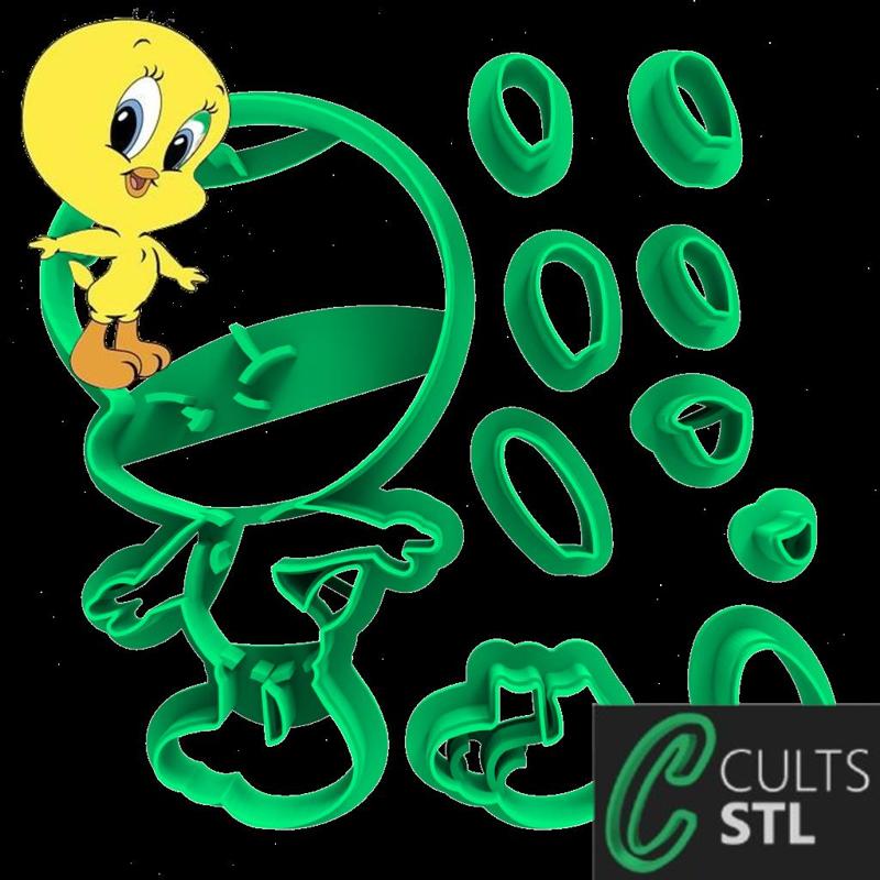 CORTADOR PIU PIU LOONEY TUNES - 7cm