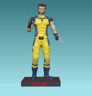 hugh jackman head as logan the wolverine from deadpool and x men