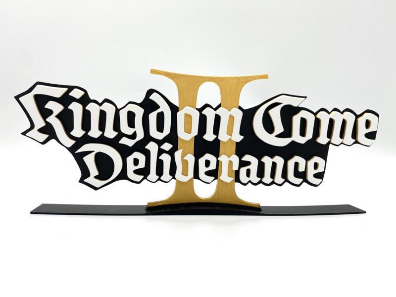 Kingdom Come Deliverance II Logo with stand KCD 2