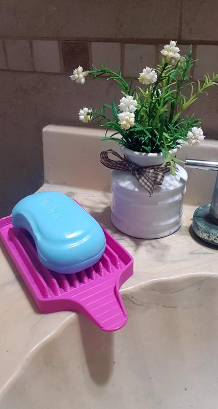 Soap dish with drainer