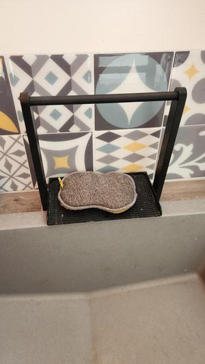 Sponge and microfiber backing