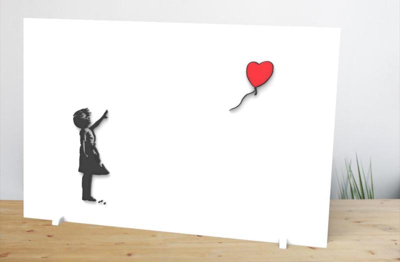 Banksy Girl Balloon Painting
