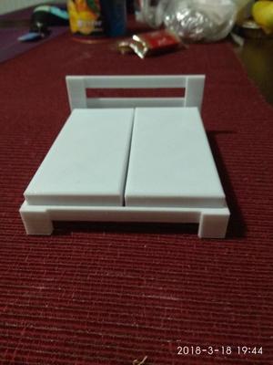 Double bed 1:20