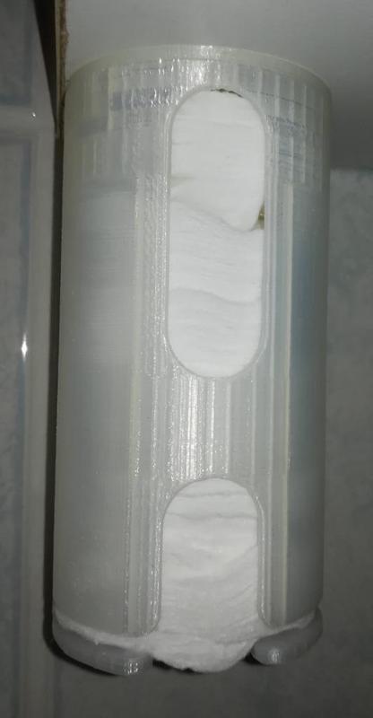 Container for cosmetic cotton wool