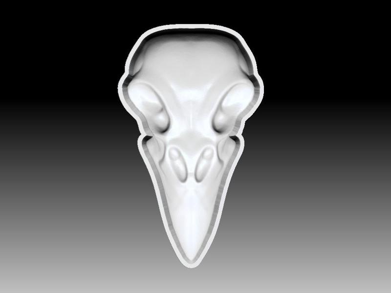 RAVEN SKULL BATH BOMB MOLD