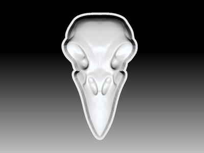 RAVEN SKULL BATH BOMB MOLD