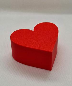 Heart shaped box with lid