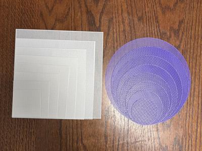 Filter nets, dust nets, planter drainage nets